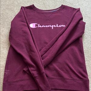 Champion Burgundy Crewneck Sweatshirt